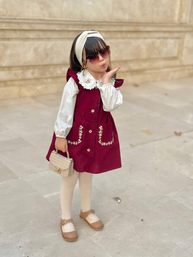 شومیز سارافن دخترانه مناسب ۳ تا ۹ سال