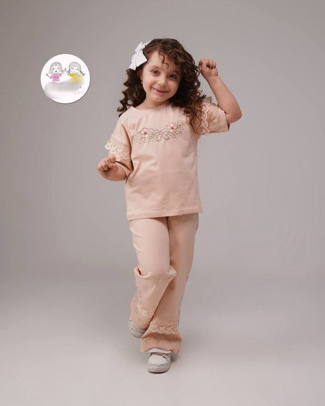 ست تیشرت و شلوار دخترانه،از سایز 35 تا 50