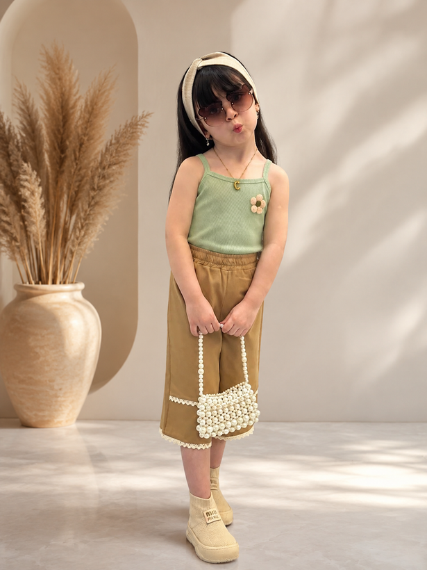تاپ و شلوارک دخترانه، سایز ۴۰ تا ۵۵