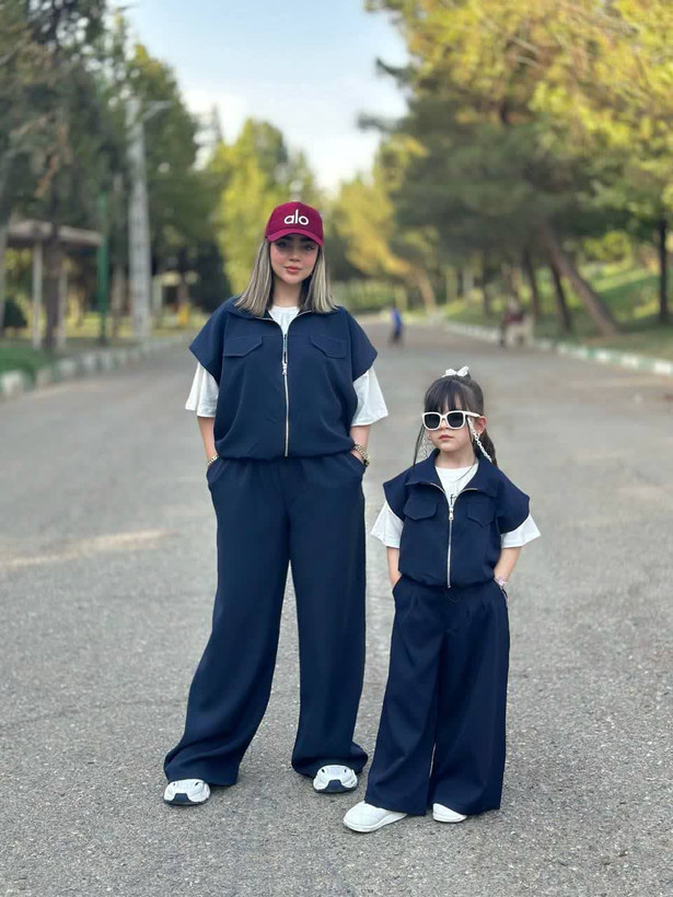 ست سه تیکه وست تیشرت شلوار ،سایزبندی ۴۵ تا ۶۰